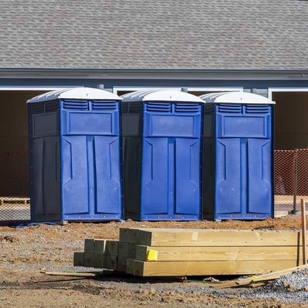 is there a specific order in which to place multiple portable restrooms in Valley Mills